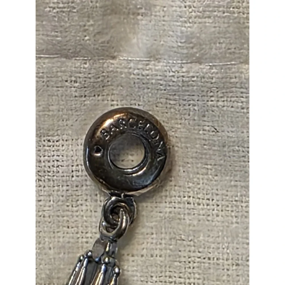 Pandora Sterling Silver Sagrada Familia Barcelona Dangle Charm with Pouch 925